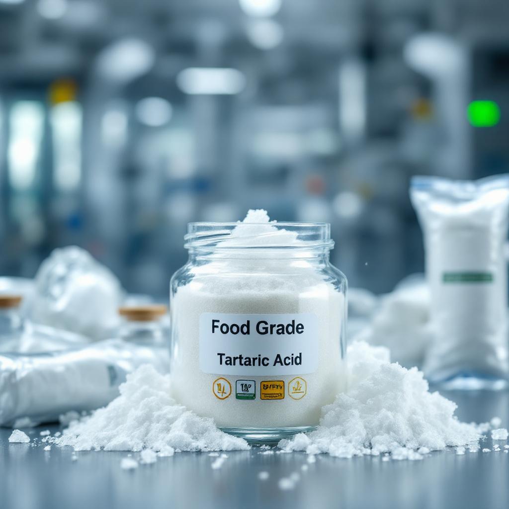 Acido tartarico grado alimenticio
